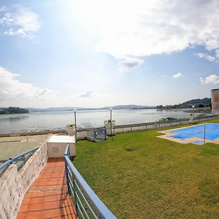 Precioso Apartamento Con Piscina Y Jardin Frente A La Toja O Grove Exterior photo