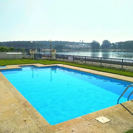 Precioso Apartamento Con Piscina Y Jardin Frente A La Toja O Grove Exterior photo