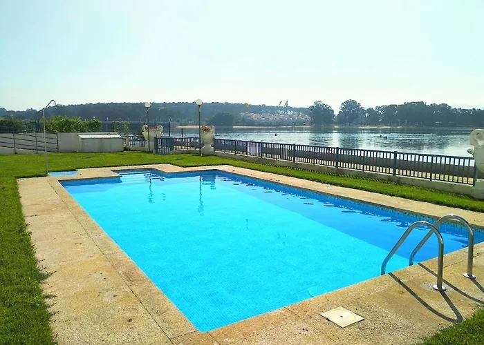 Precioso Apartamento Con Piscina Y Jardin Frente A La Toja